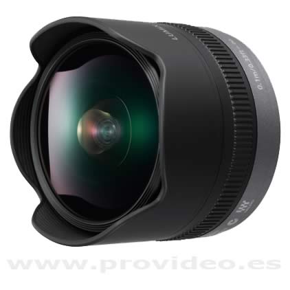 Objetivo-Panasonic-Ojo-de-Pez-H-F008 Objetivo Panasonic Ojo de Pez H-F008