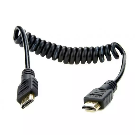 atomos cable espiral 30 45cm full hdmi full hdmi atomos cable espiral 30 45cm full hdmi full hdmi