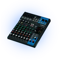 menu principal audio mezcladores