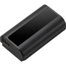 Batería recargable de litio negra