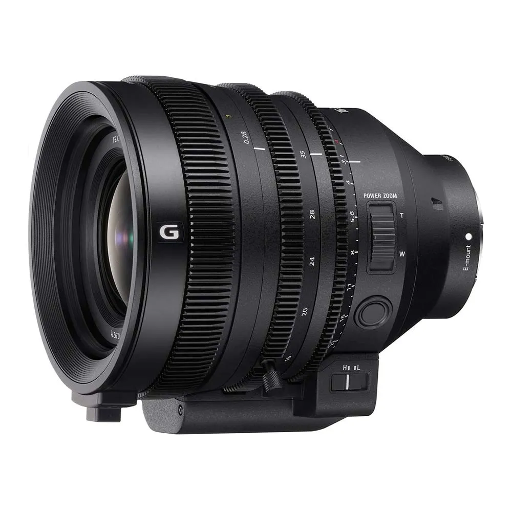 Objetivo Sony FE C 16-35mm T3.1 G disponible en Provideo. Lente de cine de fotograma completo con apertura constante T3.1, zoom servo desmontable y elementos de dispersión extra baja. Ideal para cineastas que buscan alta calidad de imagen y control preciso.