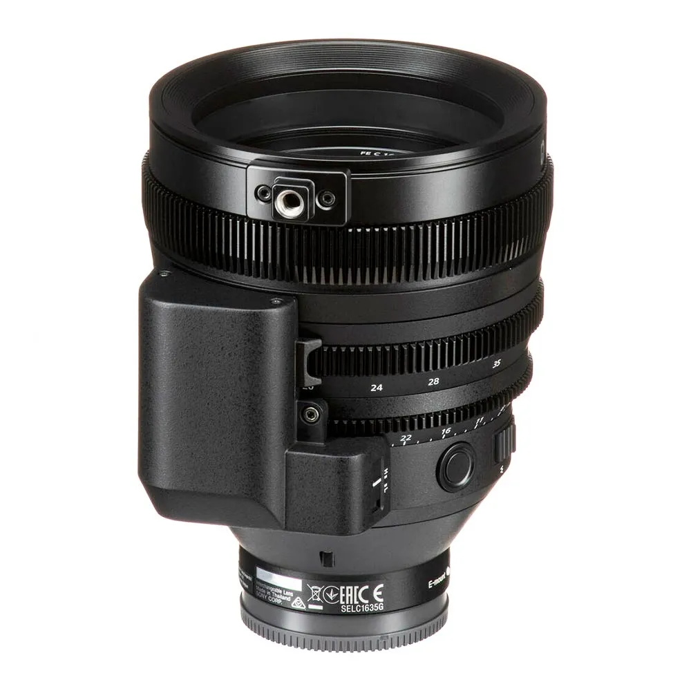 Objetivo Sony FE C 16-35mm T3.1 G disponible en Provideo. Lente de cine de fotograma completo con apertura constante T3.1, zoom servo desmontable y elementos de dispersión extra baja. Ideal para cineastas que buscan alta calidad de imagen y control preciso.
