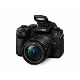 Cámara Lumix G con objetivo montado
