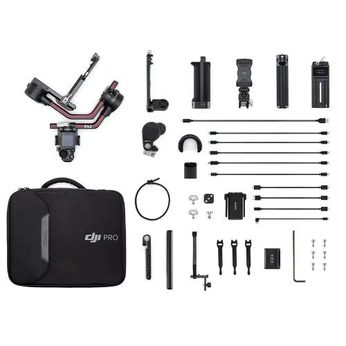 DJI RS 2 Pro: Estabilizador profesional de cámara diseñado para cineastas y creadores de contenido que buscan una solución avanzada para obtener tomas estables y cinematográficas. El DJI RS 2 Pro incluye un sistema de estabilización de 3 ejes, compatibilidad con cámaras de gran tamaño y capacidades de control remoto avanzadas. Su diseño liviano y duradero, junto con la opción de control inalámbrico y funciones inteligentes, lo convierte en una herramienta esencial para lograr resultados de alta calidad en grabaciones profesionales.