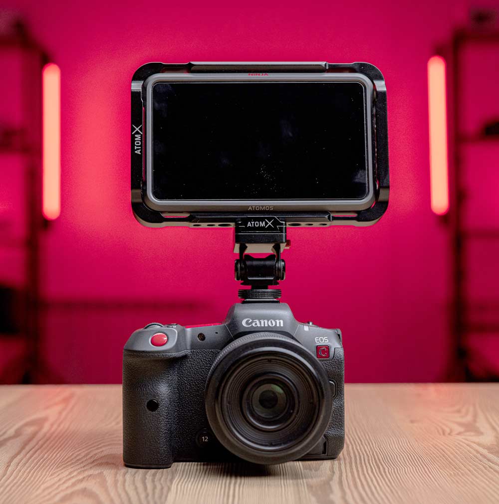 Monitor y grabador Atomos Ninja V 5” 4K HDR para cámaras profesionales. Calidad de imagen excepcional y grabación en alta resolución. Compra online fácil y seguro.