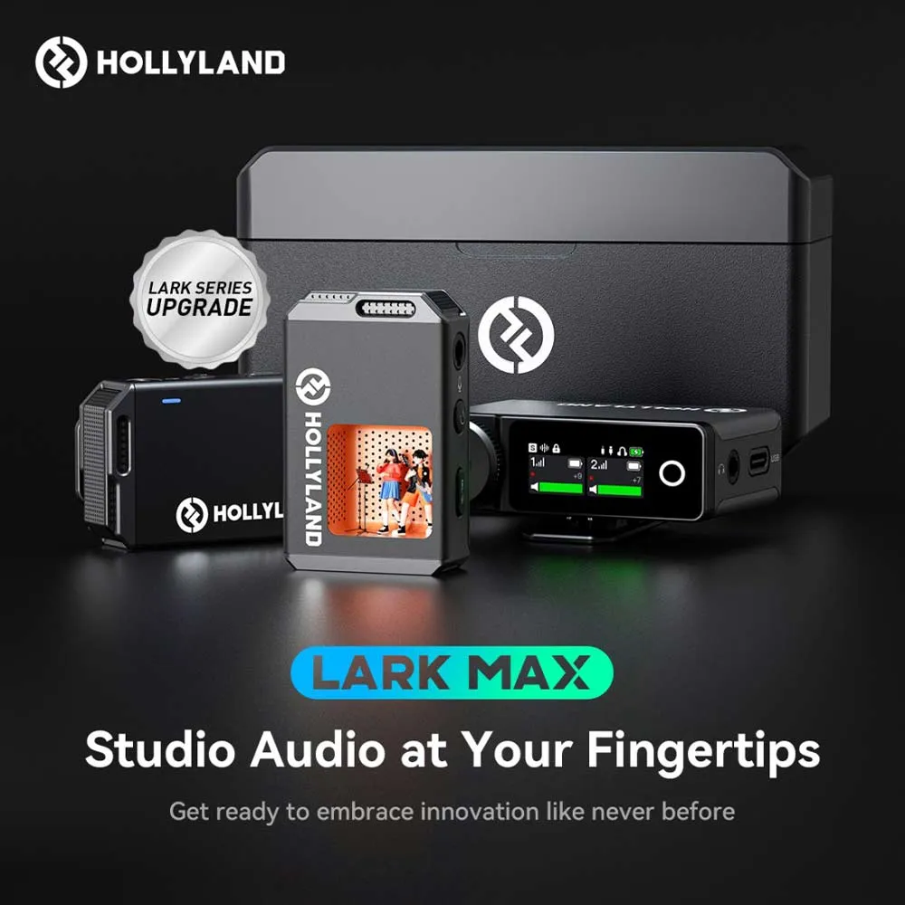 Comprar Hollyland LARK MAX DUO - Kit 2 micrófonos y receptor ...