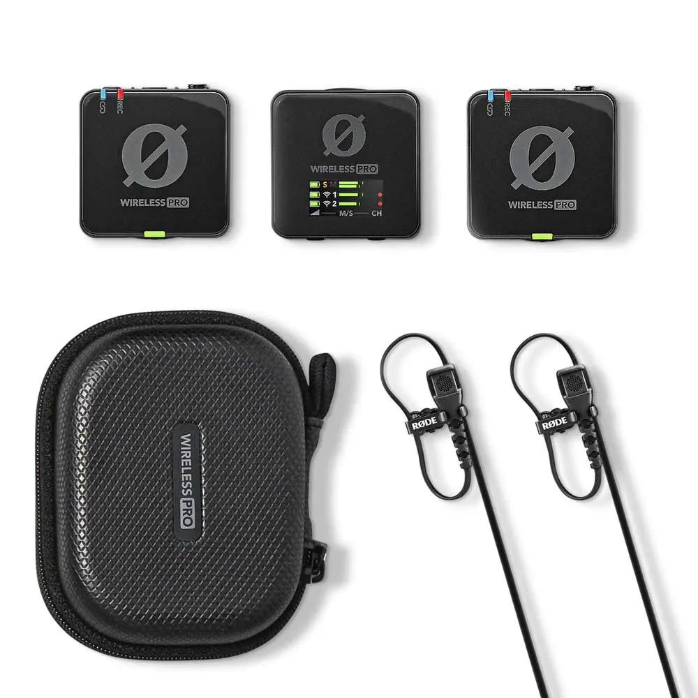 rode wireless pro sistema de micrófono digital inalámbrico