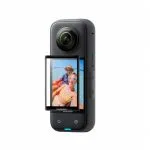 Cámara 360 portátil con pantalla abatible