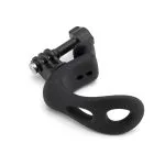 Soporte negro curvo para cámara de acción