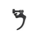 Soporte curvo negro para cámara de acción