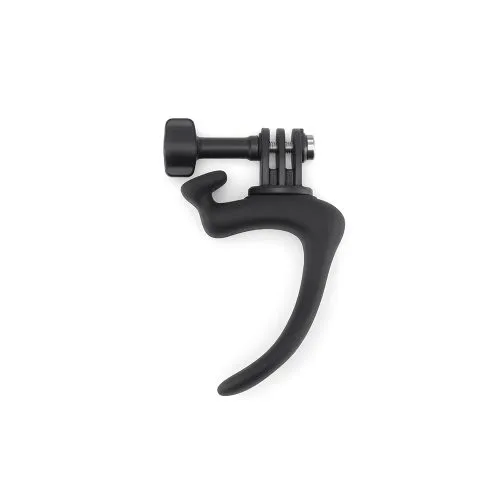 Soporte curvo negro para cámara de acción