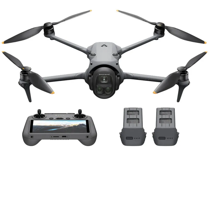 Dron profesional con mando y baterías adicionales