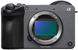 Cámara Sony sin espejo full-frame sin objetivo