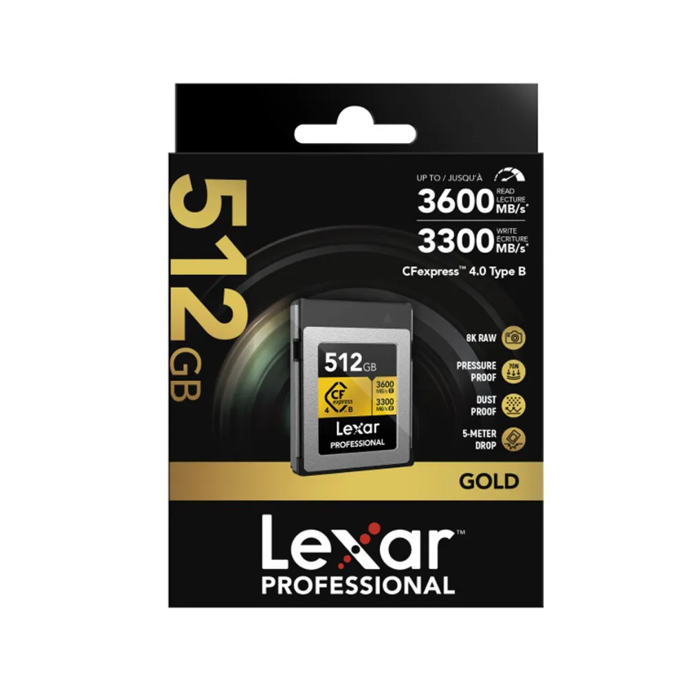 lexar professional cfexpress type b card silver series (512gb)