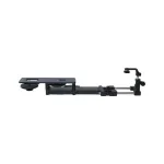 Soporte extensible para equipos fotográficos negros.
