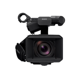 Cámara de vídeo profesional Sony frontal