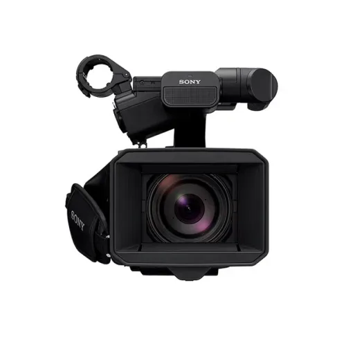 Cámara de vídeo profesional Sony frontal
