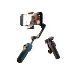 Estabilizador gimbal con smartphone grabando video
