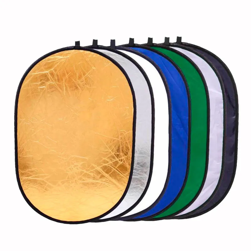 Set de reflectores plegables para fotografía