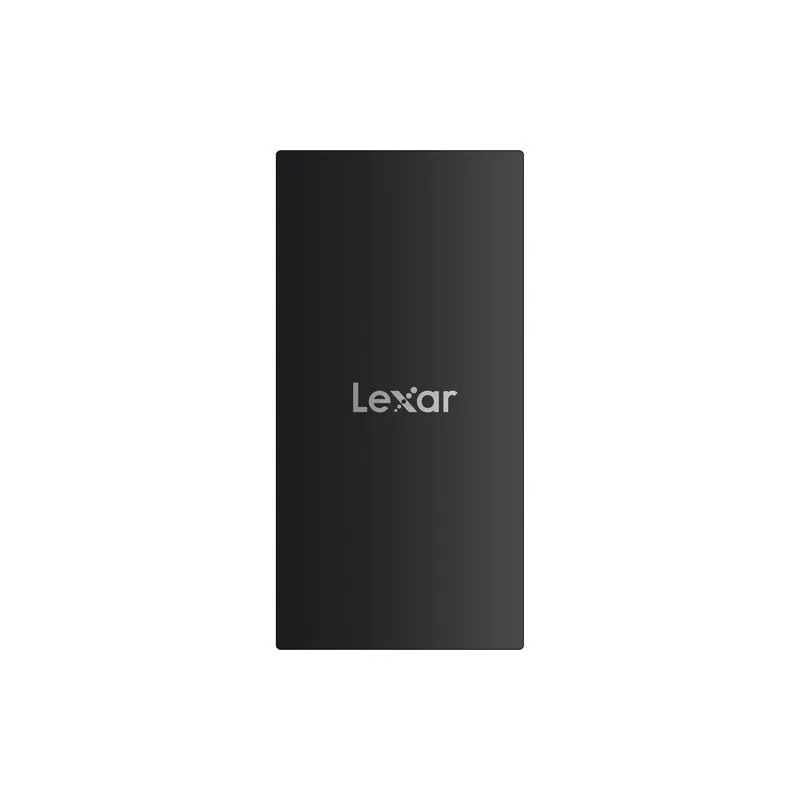 Disco duro externo Lexar negro minimalista