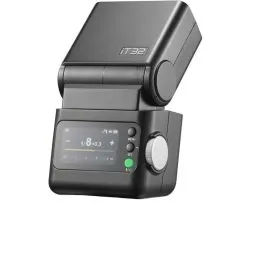 Flash externo para cámara con pantalla LCD