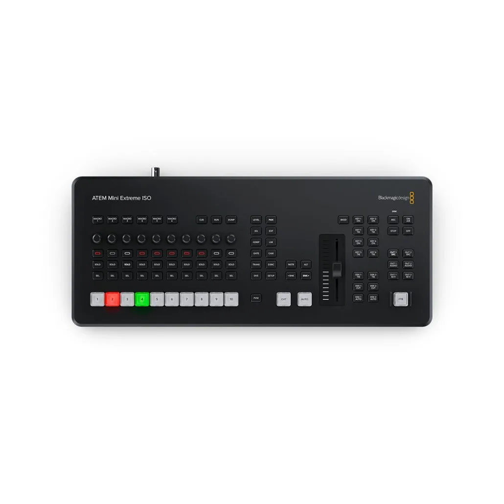 Mezclador de vídeo ATEM Mini Extreme ISO