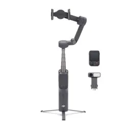 Estabilizador DJI con trípode y cámara modular