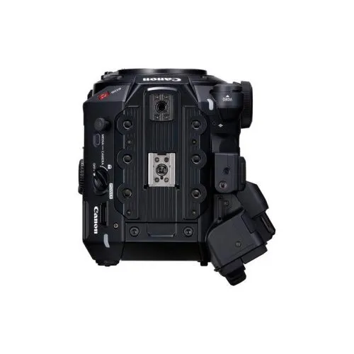 Cámara de cine profesional Canon negra