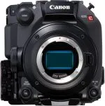 Cámara Canon EOS C sin objetivo frontal