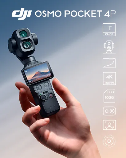 Cámara DJI Osmo Pocket 4P portátil
